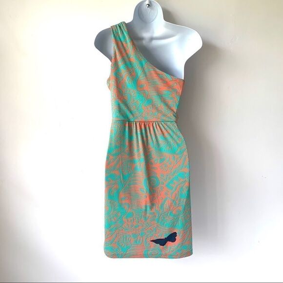 TRACY NEGOSHIAN ROUCHED ONE SHOULDER DRESS - Picture 5 of 8